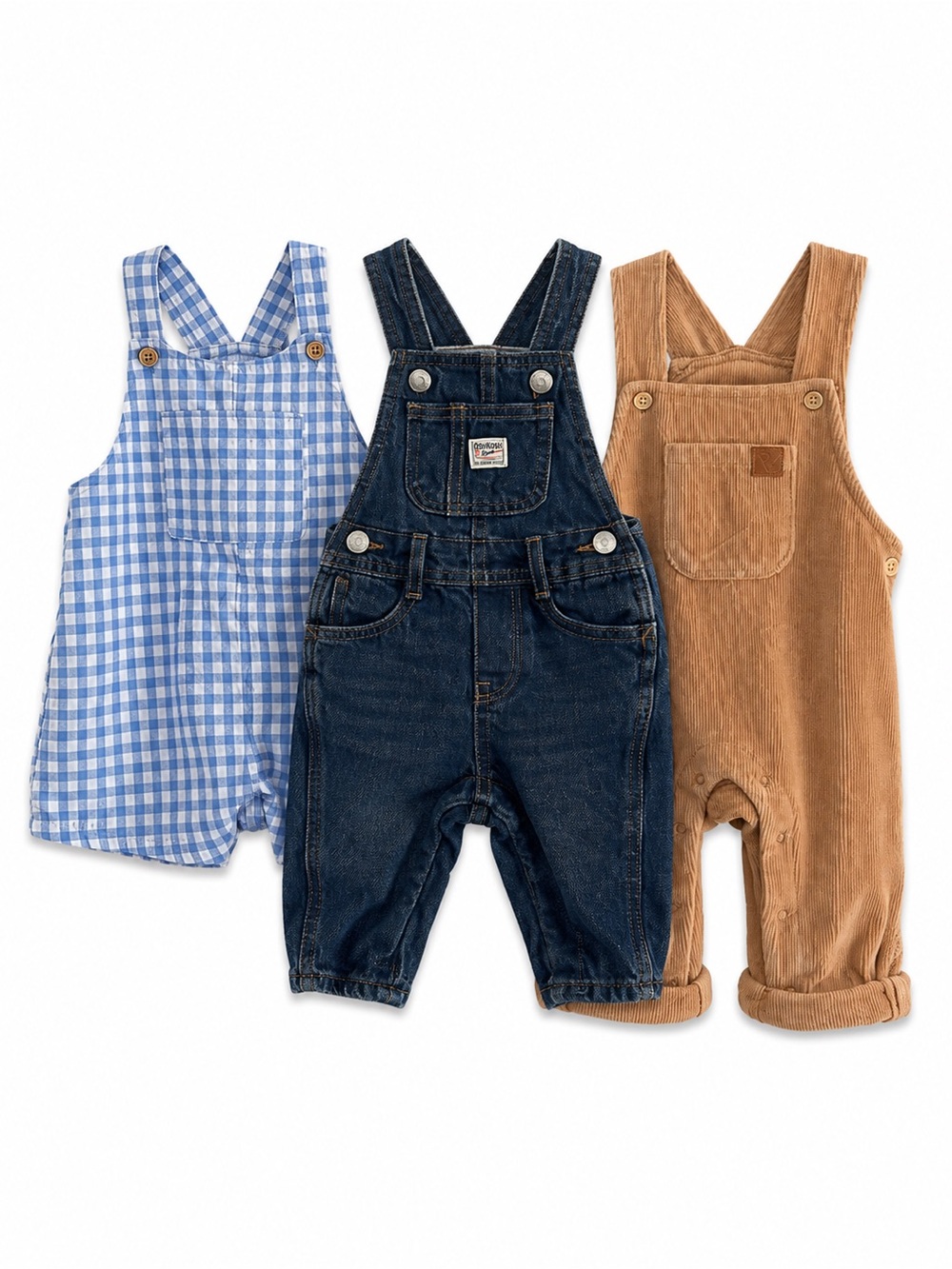 Size 0–6M Lot of 3 Zara, Old Navy & Rachel Zoe Baby Overalls & Rompers